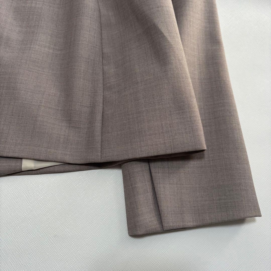 green label relaxing カチリラセットアップスーツ ノーカラー