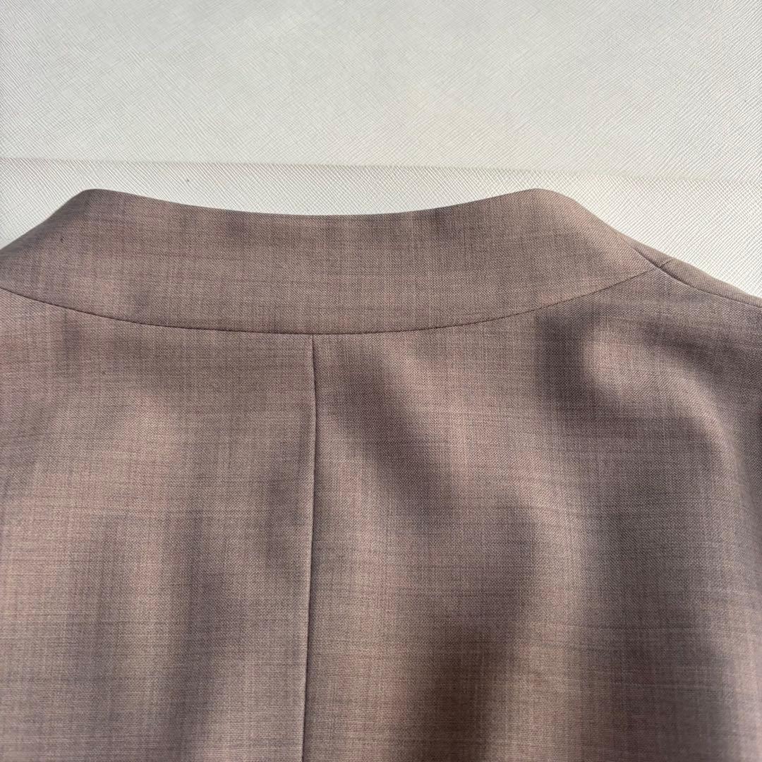 green label relaxing カチリラセットアップスーツ ノーカラー