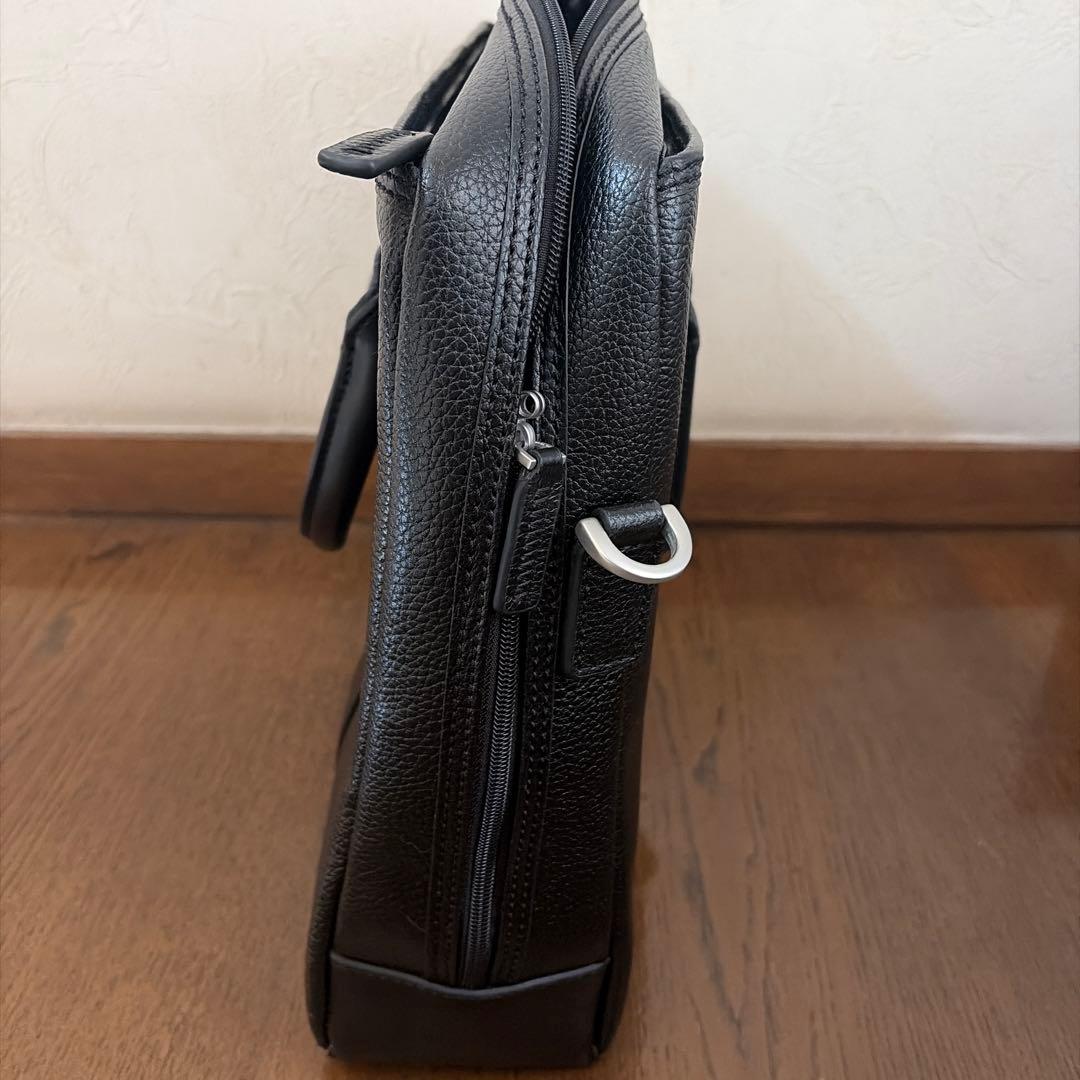 Brooks Brothers 合皮ビジネスバッグ 黒