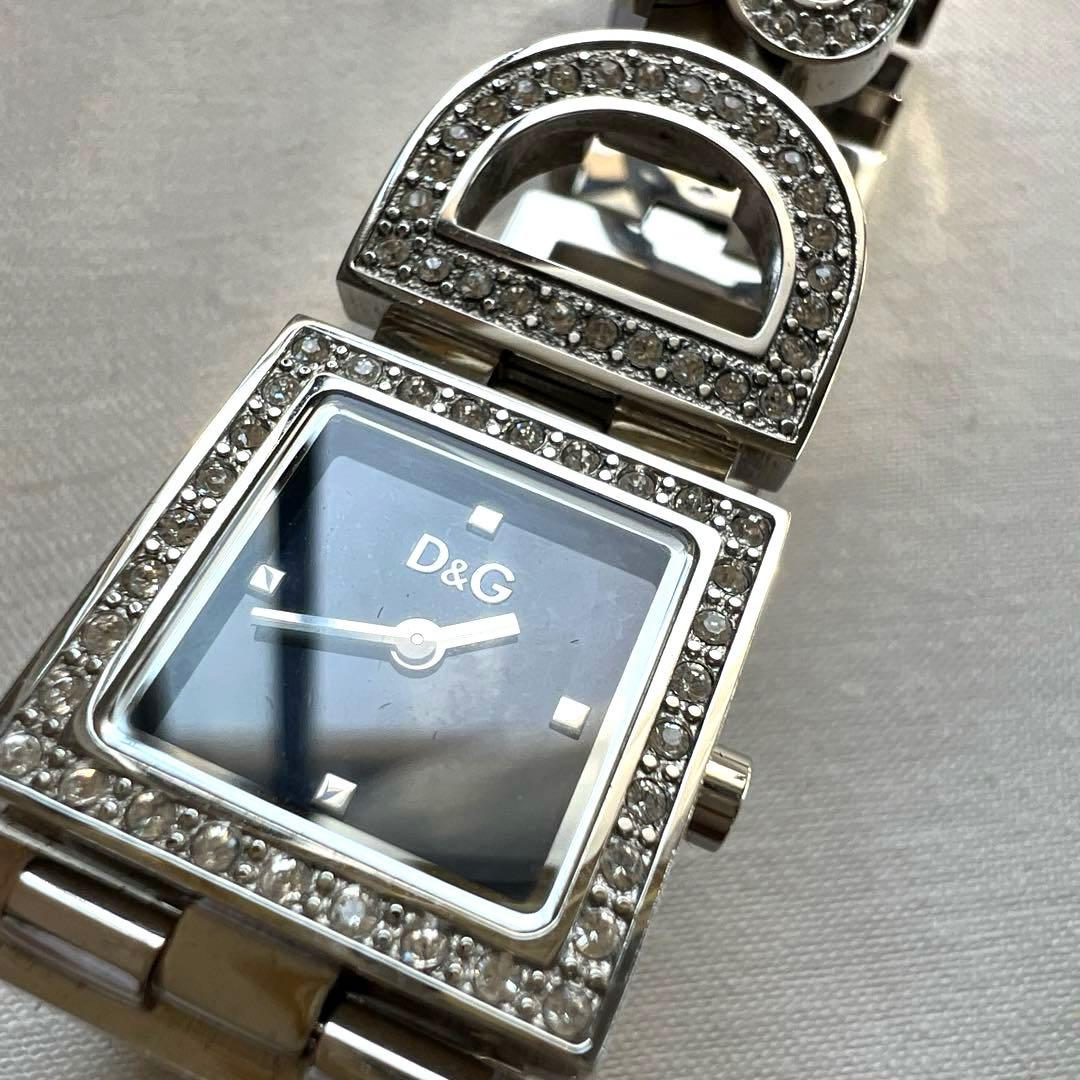 D&G TIME ドルチェ＆ガッバーナ レディース ジルコニア付 腕時計