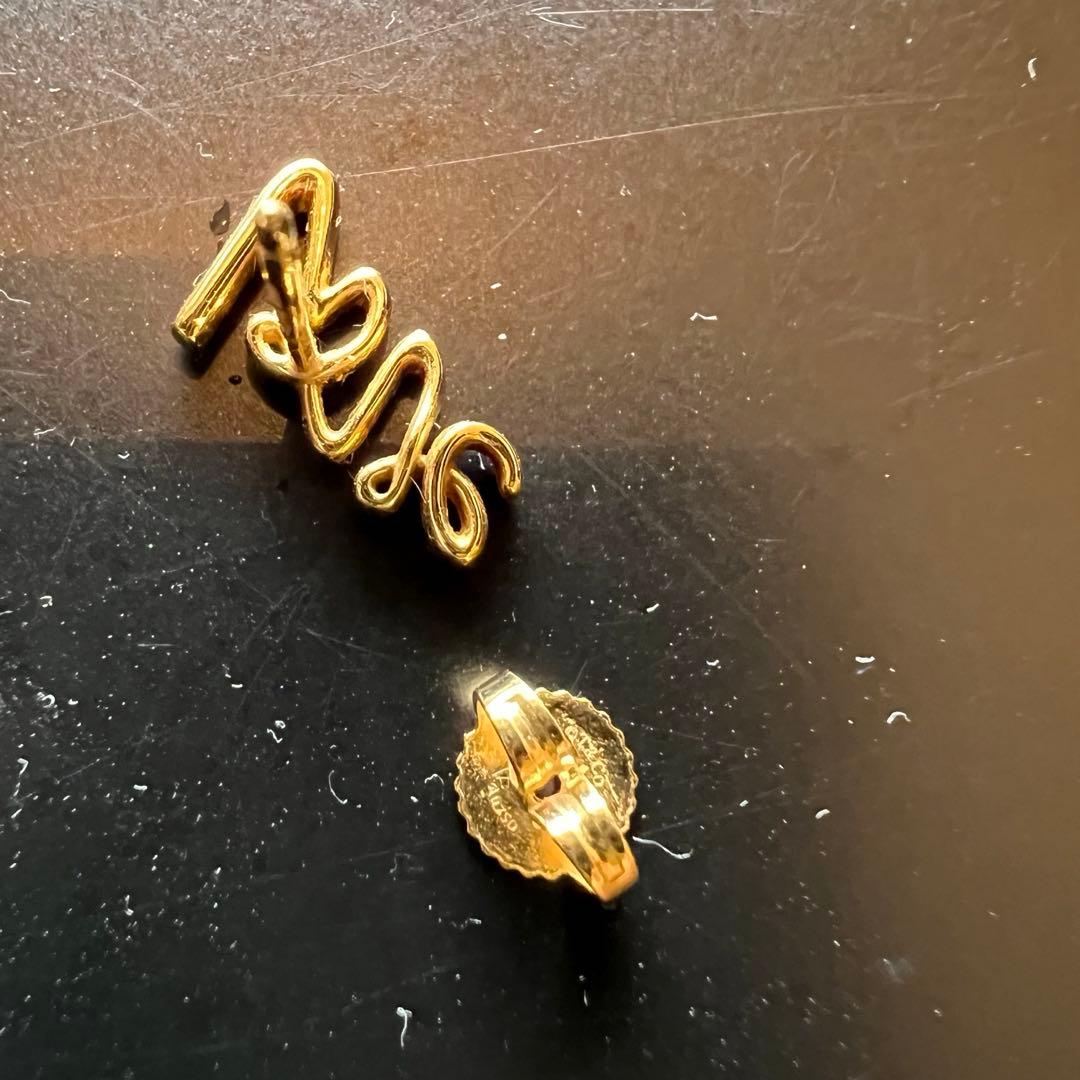 ティファニー　パロマピカソLOVEピアス　イエローゴールド　片耳のみ