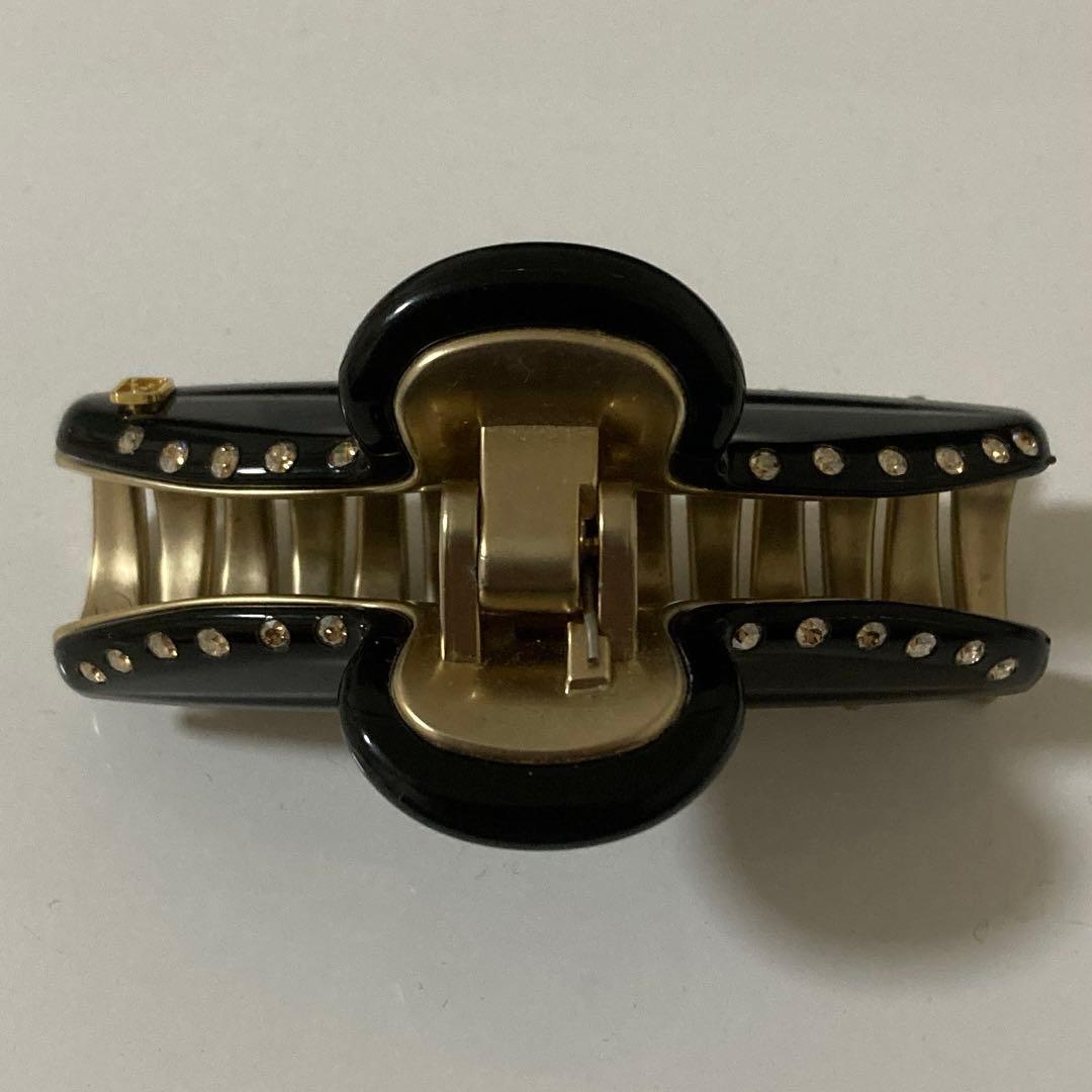 最終価格 ALEXANDRE DE PARIS ブラックへアクリップMサイズ