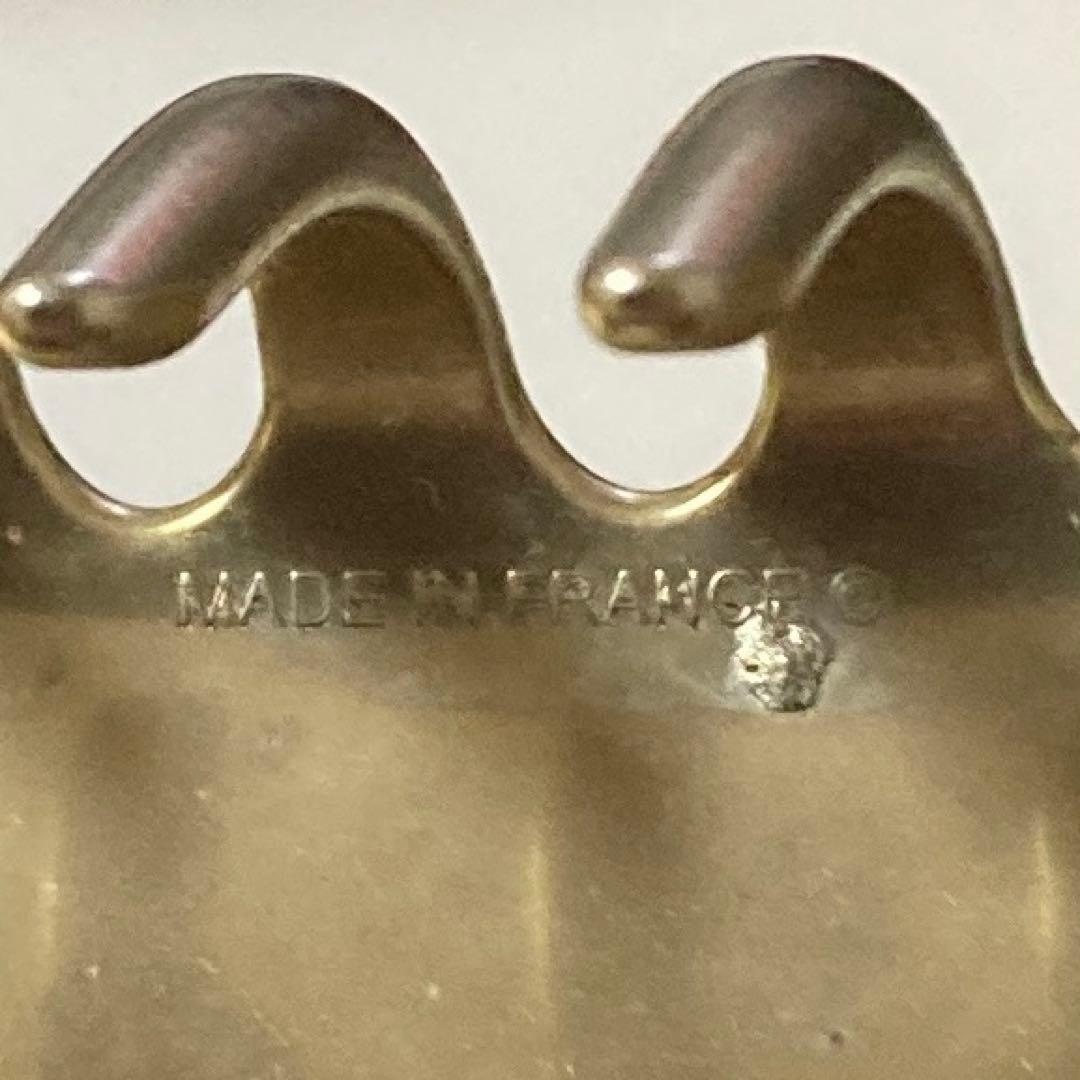 最終価格 ALEXANDRE DE PARIS ブラックへアクリップMサイズ