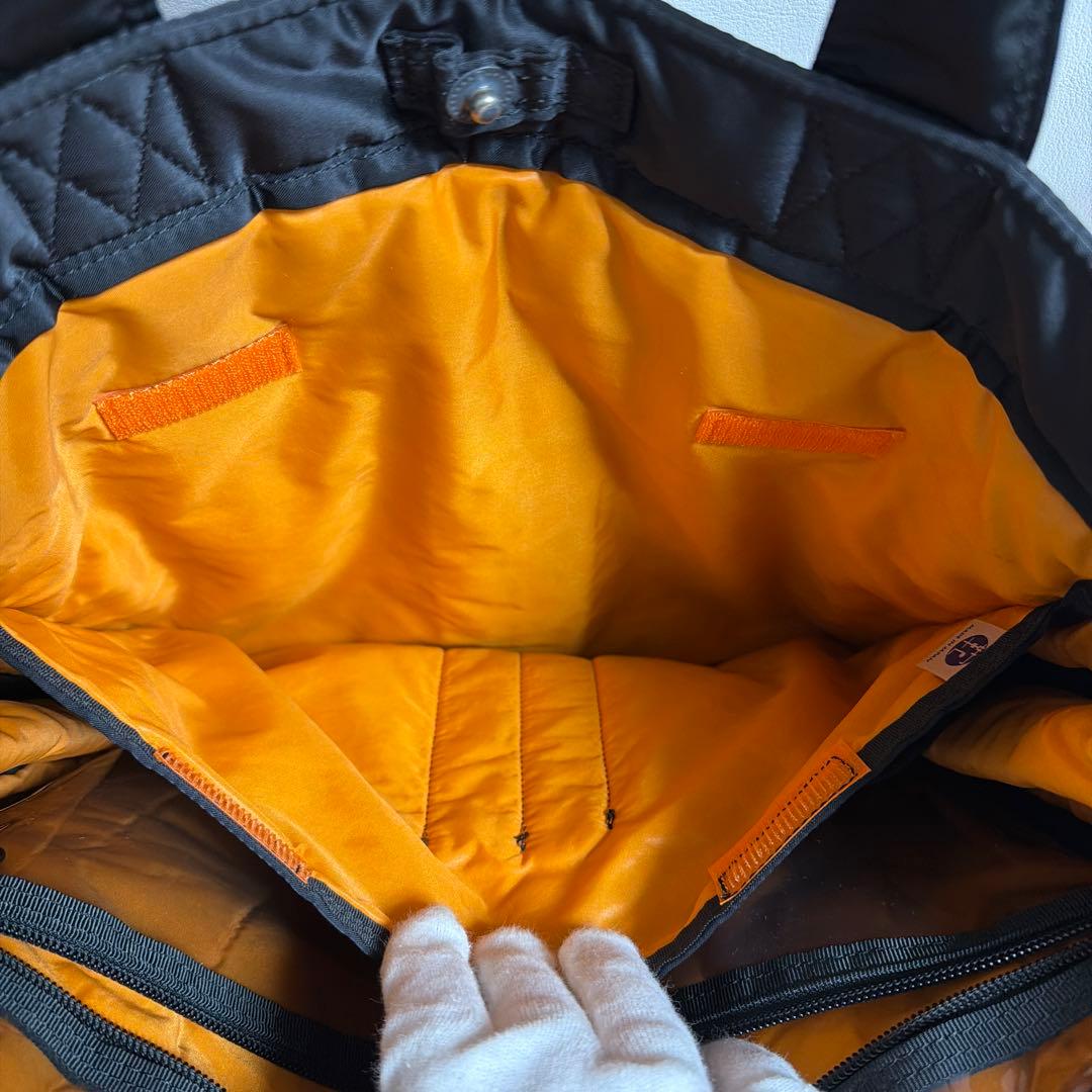 PORTER ポーター 2wayトート ショルダー付き 黒　タンカー