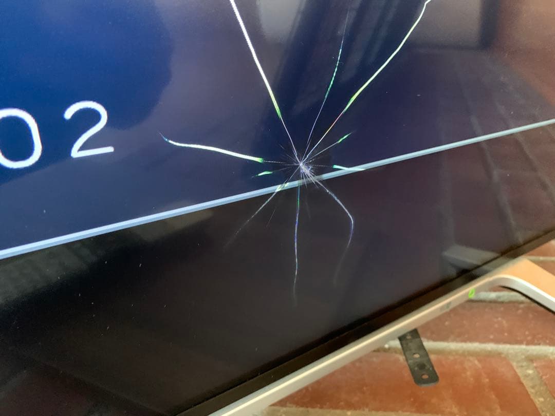 REGZA 55Z700X　現状　動作品　画面ヒビあり