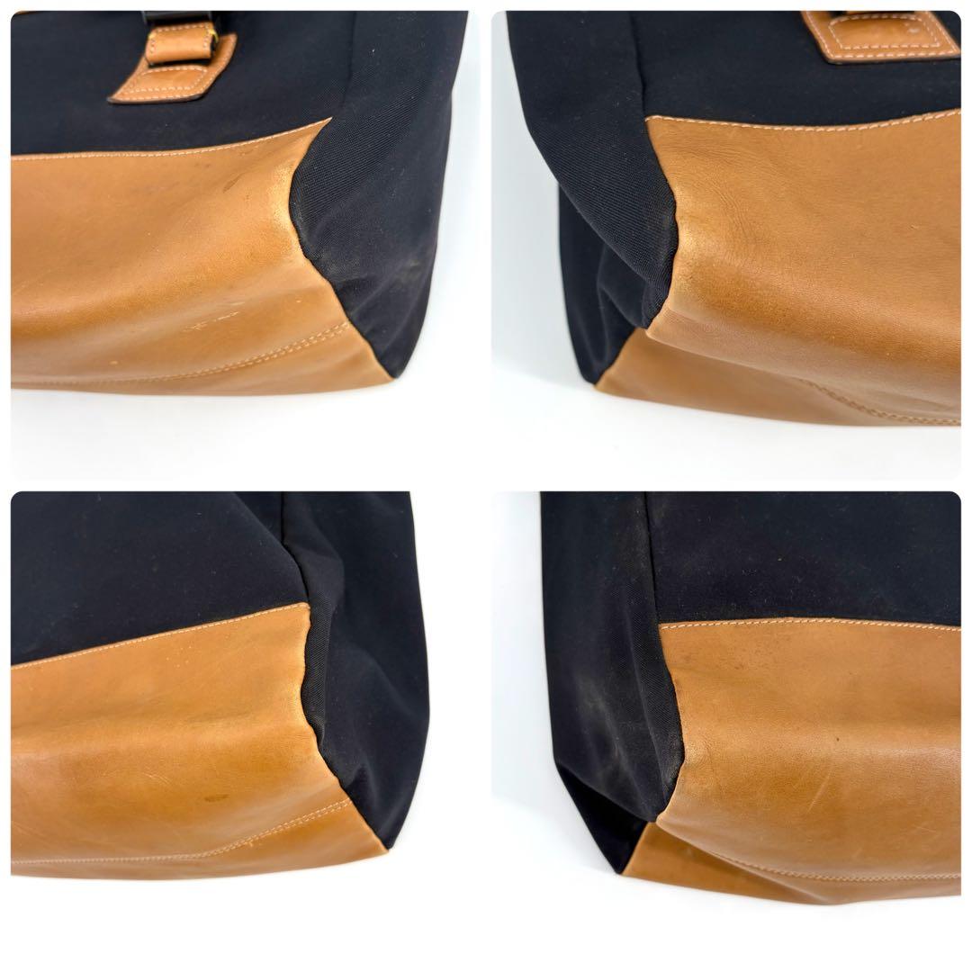 コーチ メッセンジャーバッグ 斜めがけ レザー キャンバス 大容量 5741