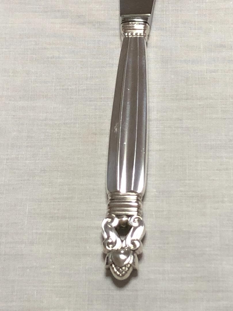 美品 ジョージジェンセン ACORN ディナーナイフ STERLING ④