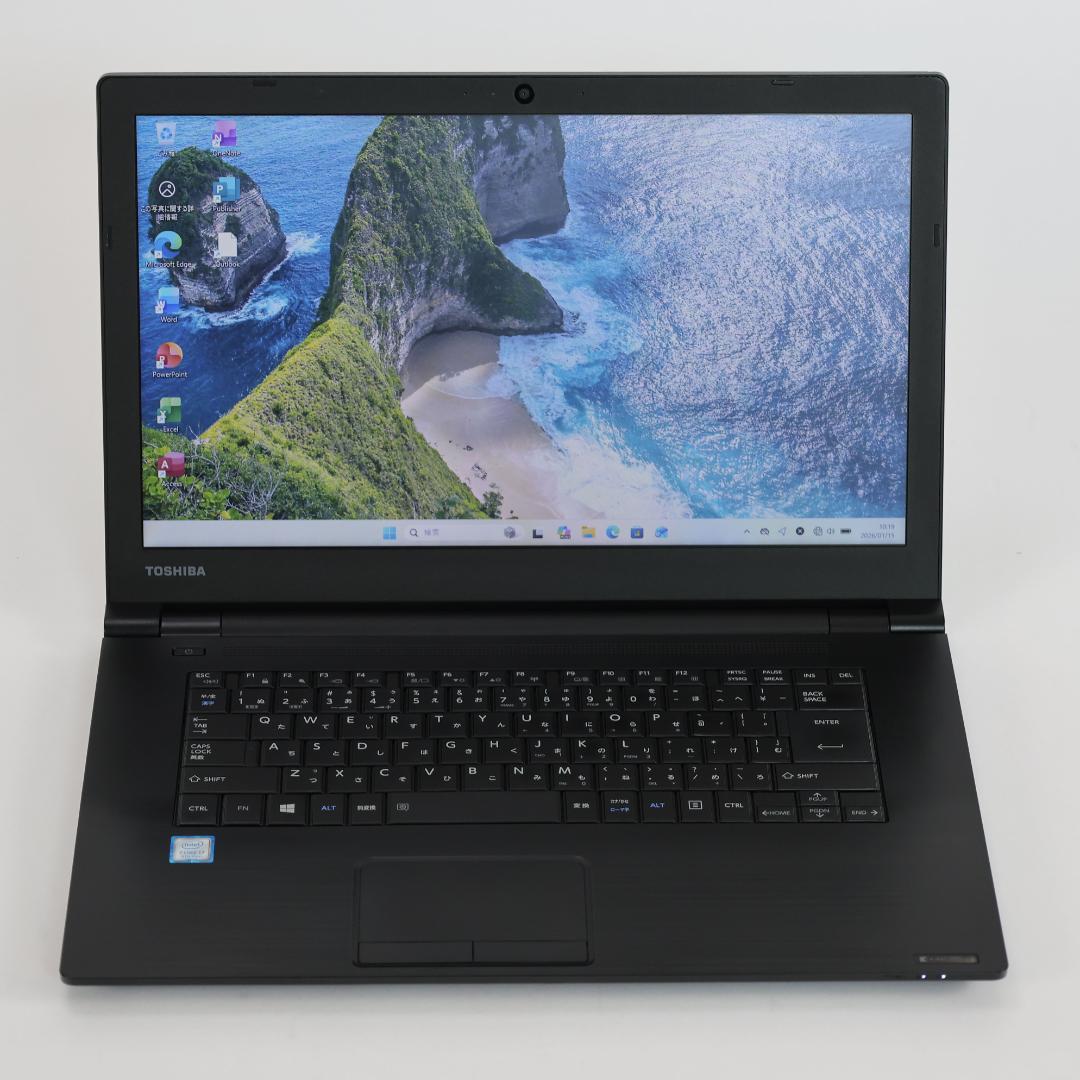 i7 第8世代 SSD512GB 東芝dynabook 15.6型 Office