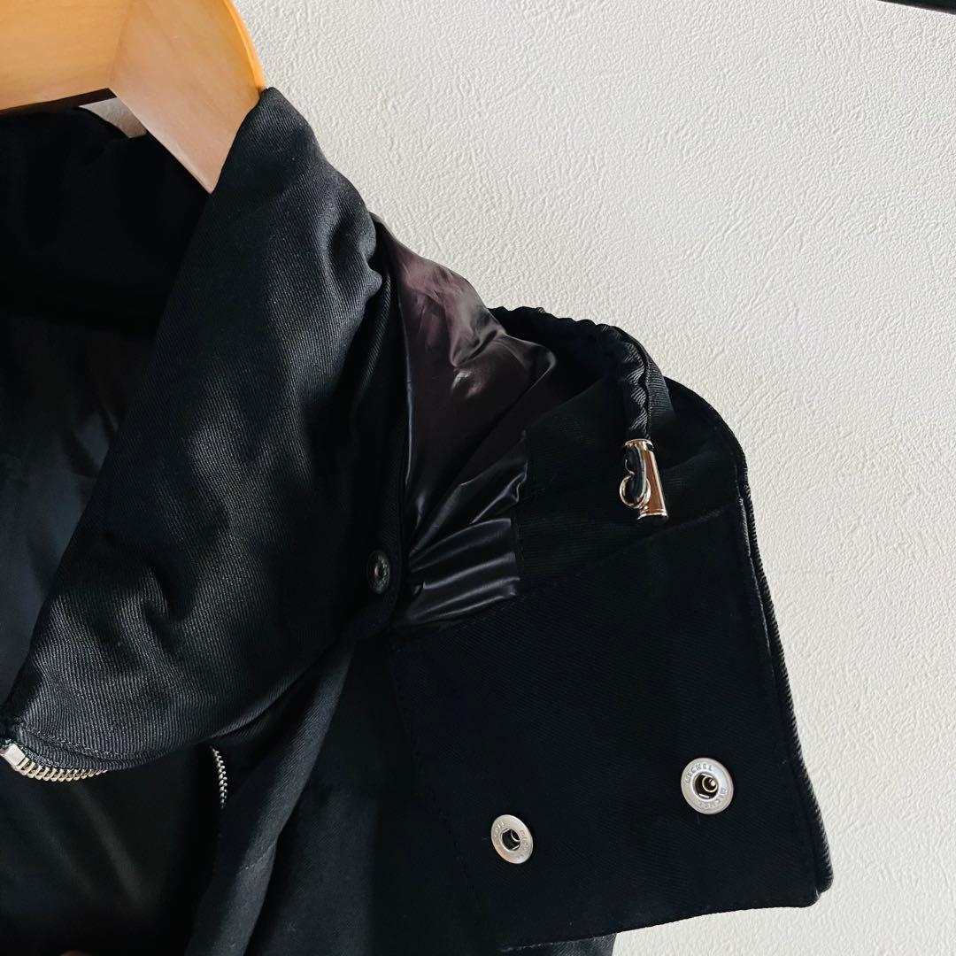 【美品】EDIFICE ダウンベスト　ブラック　Lサイズ