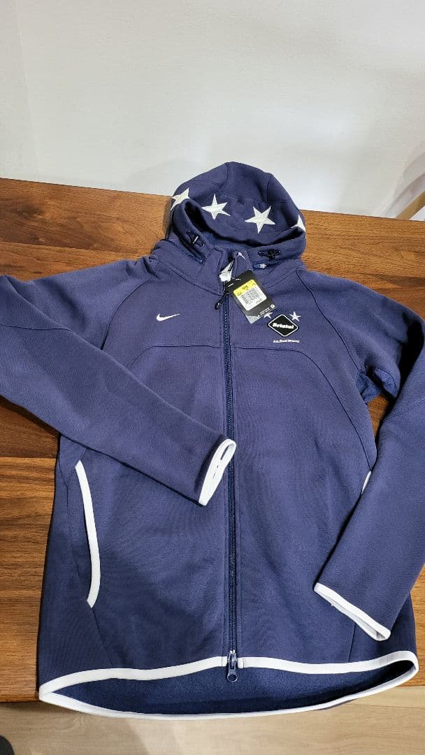 FCRB NIKE 14AW ダブルジップ スター スウェット パーカ PDK