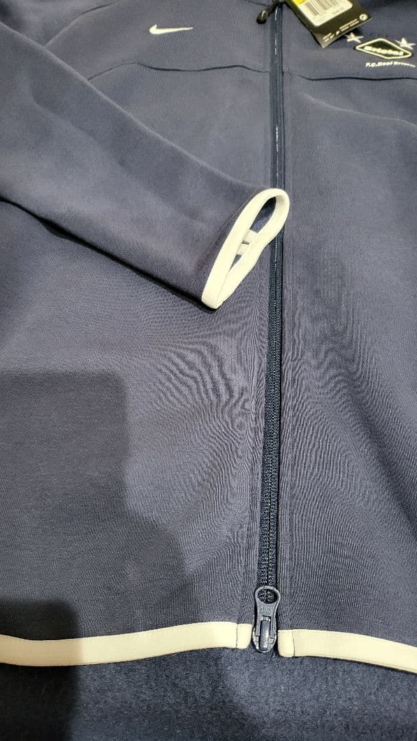 FCRB NIKE 14AW ダブルジップ スター スウェット パーカ PDK