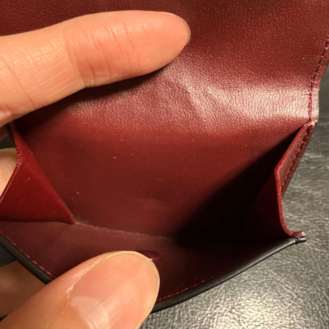 Cartier カルティエ ロゴエンボスレザーケース