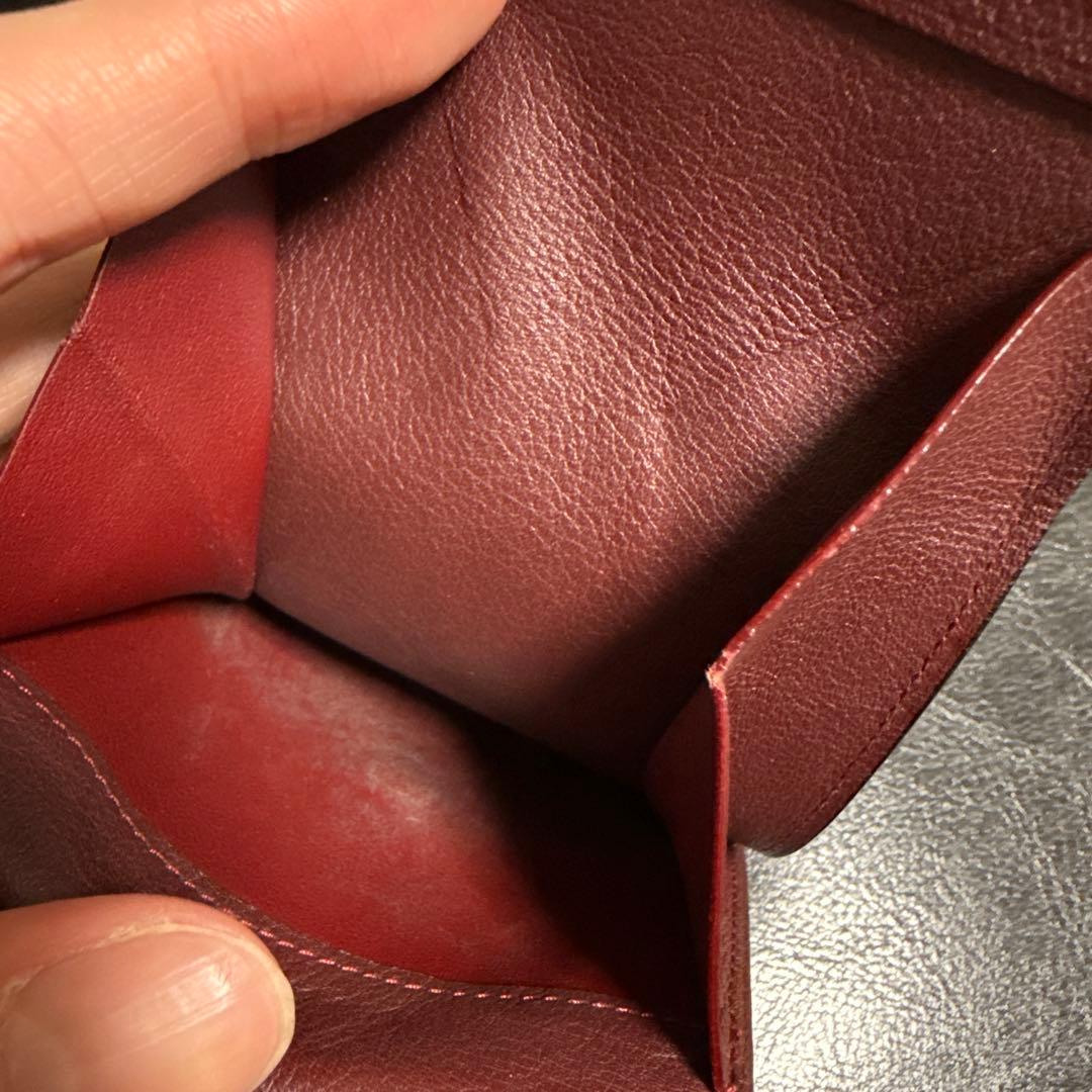 Cartier カルティエ ロゴエンボスレザーケース