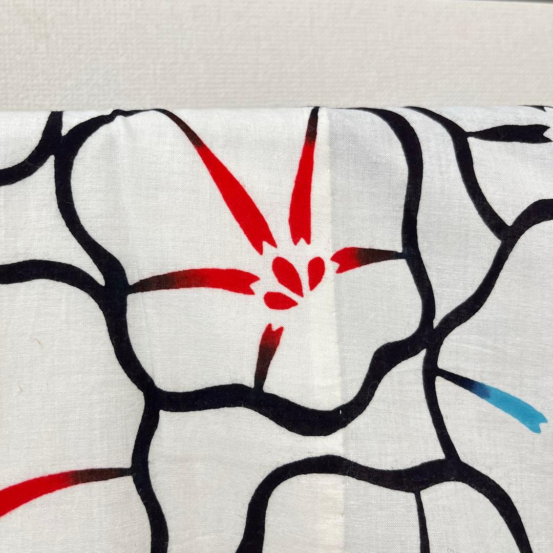 夏浴衣 浴衣 注染 華やか花 木綿 バチ衿 着付け 和装 i-3129