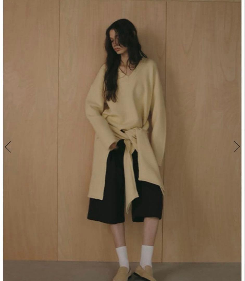 ETRETOKYO Vネック2wayニットプルオーバー