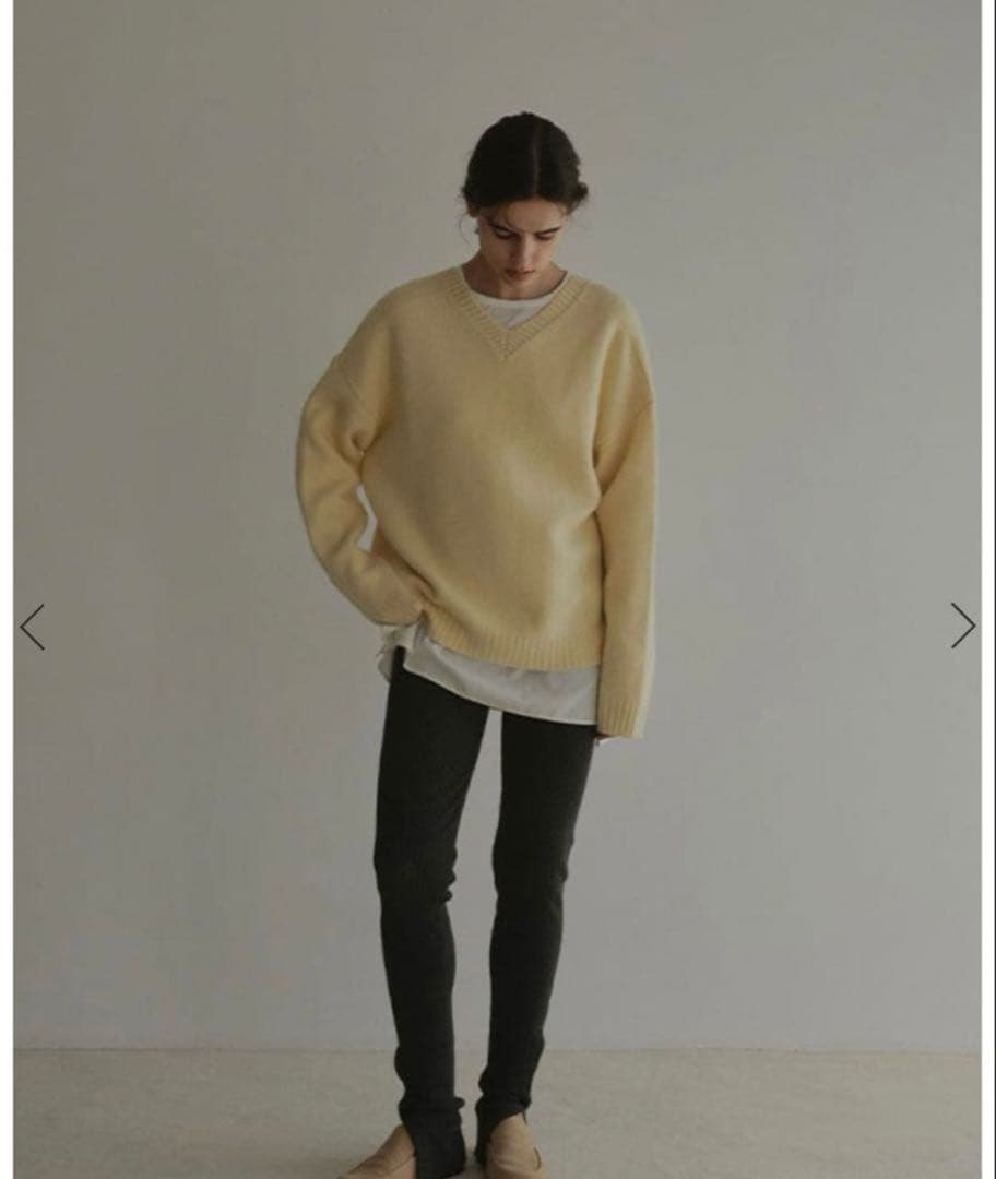 ETRETOKYO Vネック2wayニットプルオーバー