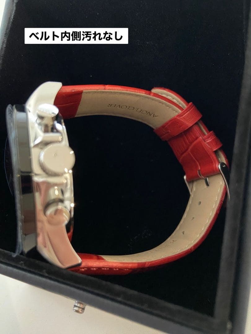 【新品・未使用】ANGEL CLOVER NTCS44 ソーラー　腕時計 赤