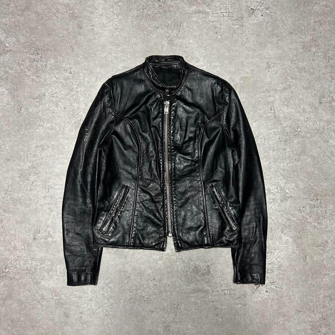 80s BROOKS USA製 シングル レザージャケット　本革