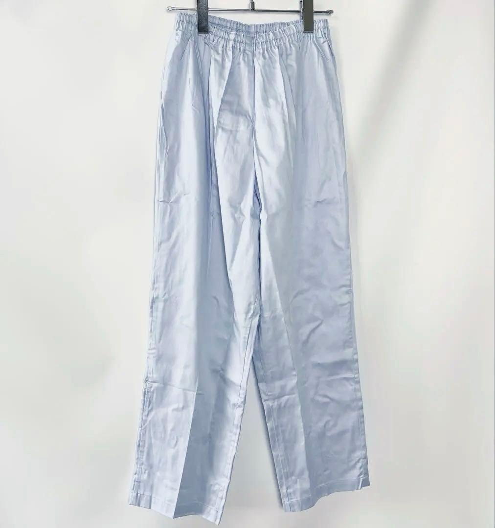 【未使用】睡眠科学 ワコール パジャマ ナイトウェア 長袖長ズボン 水色系 M