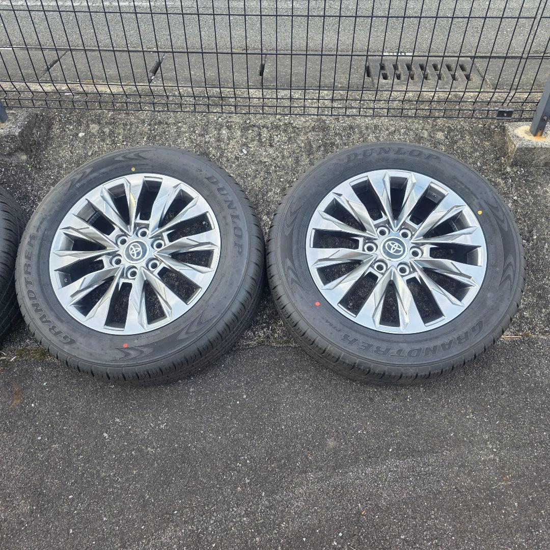 【新車外し】2024ランクル300ZX 純正ホイール★20インチタイヤセット4本