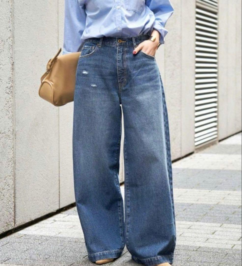 Spick&Span 51/2ファイブアンドハーフバギー デニム 29