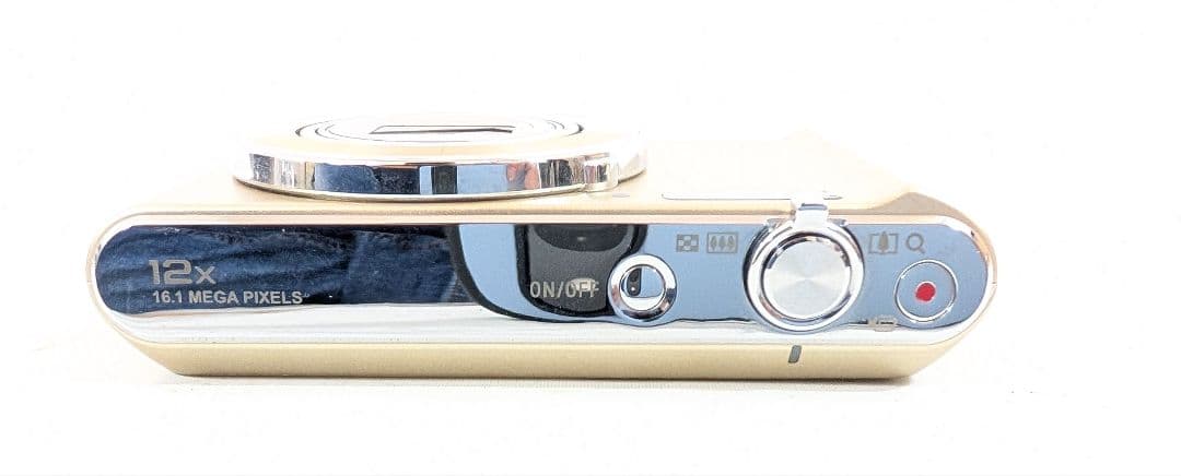 【美品】デジカメ CASIO EXILIM EX-ZS190 シャンパンゴールド