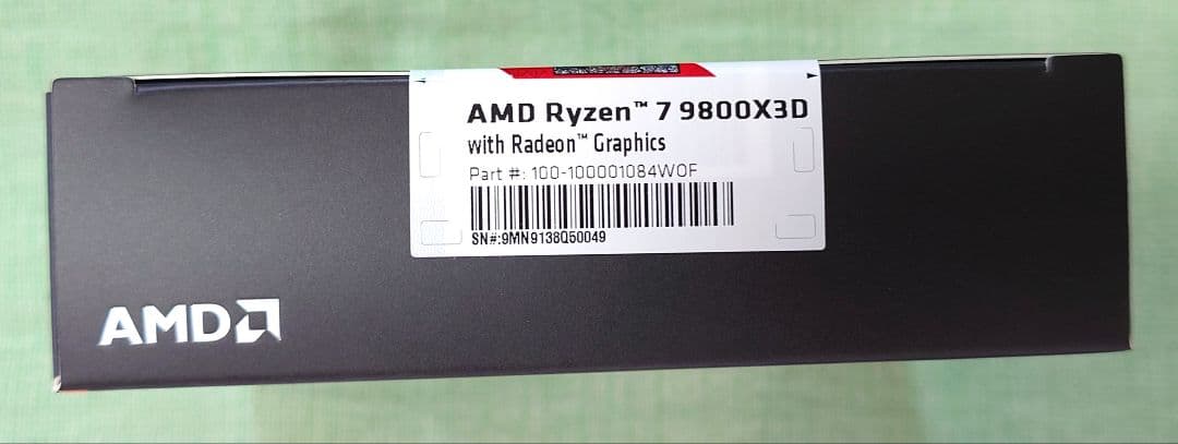 【未開封品】AMD Ryzen7 9800X3D 日本国内正規品