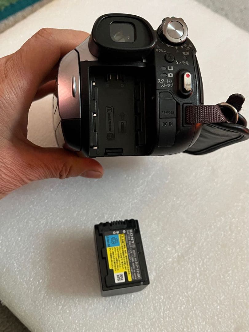 SONY CMOS HD ビデオカメラ HDD 20倍ズーム動作未確認です