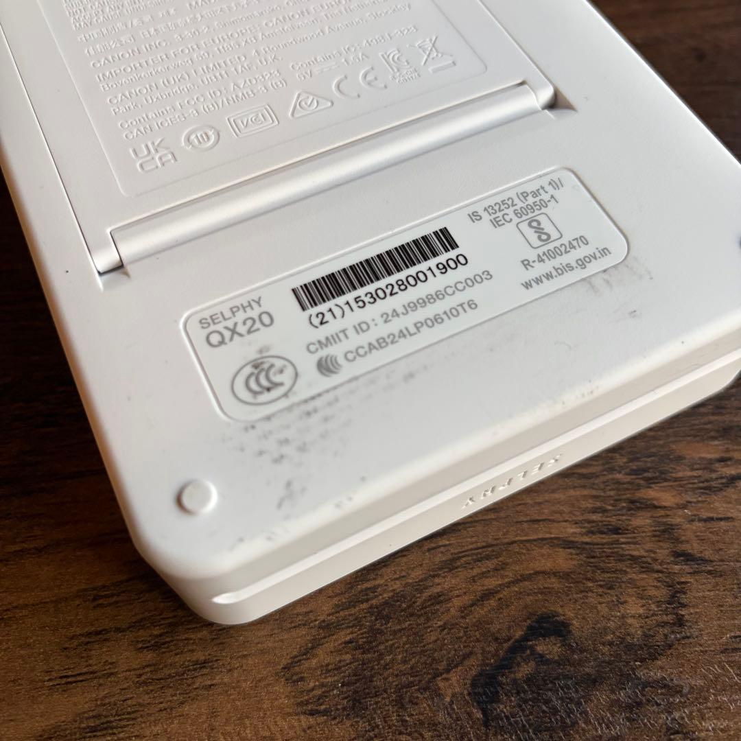 くぅCanon SELPHY QX20 コンパクトフォトプリンター