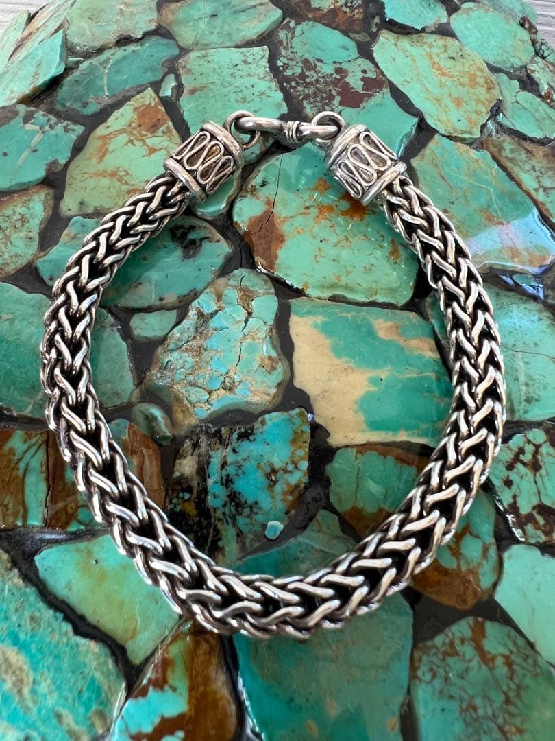 silver925 カレン族　編み込み　ブレスレット