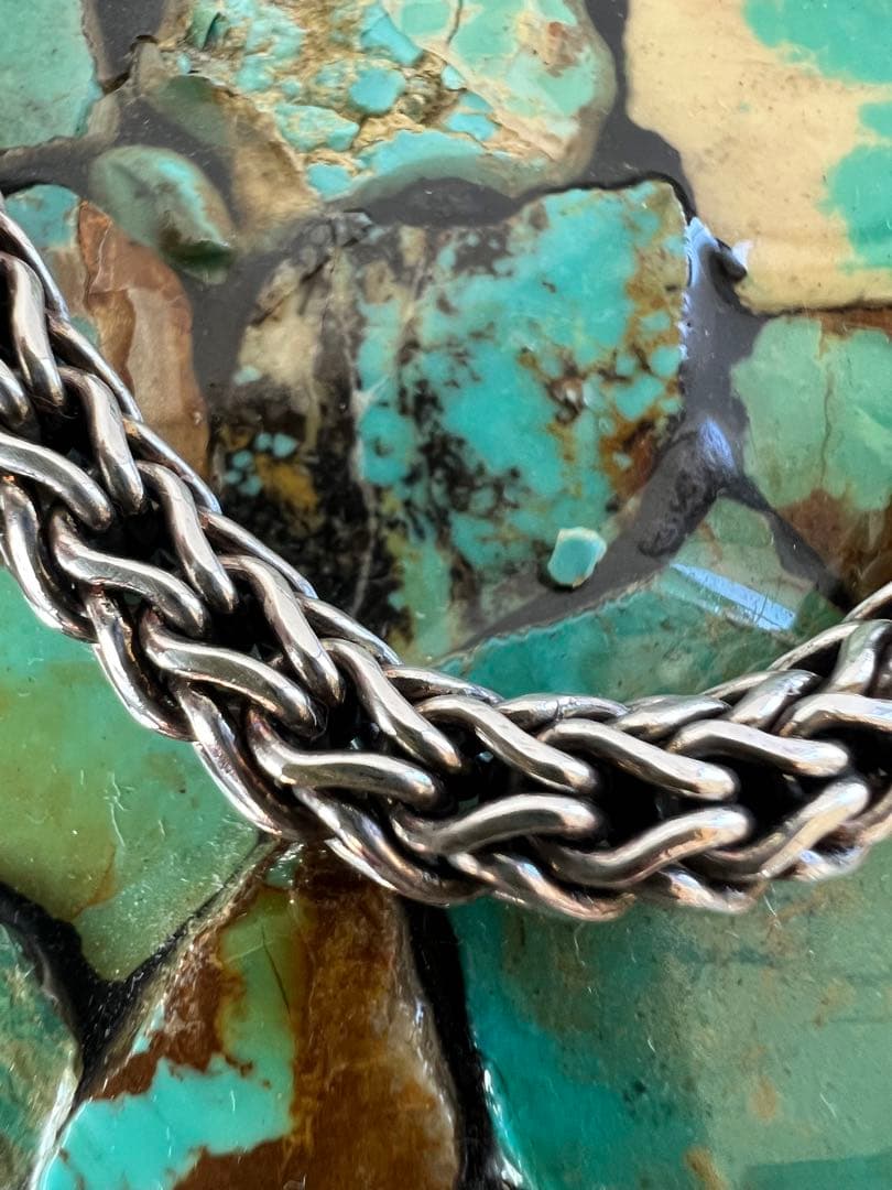 silver925 カレン族　編み込み　ブレスレット