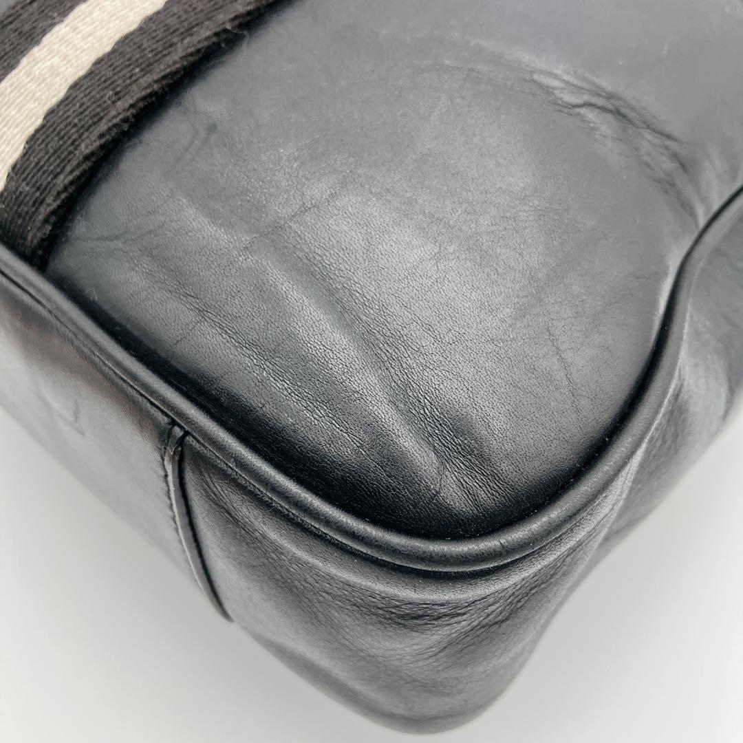 BALLY オールレザー ブリーフケース トレインスポッティング ブラック