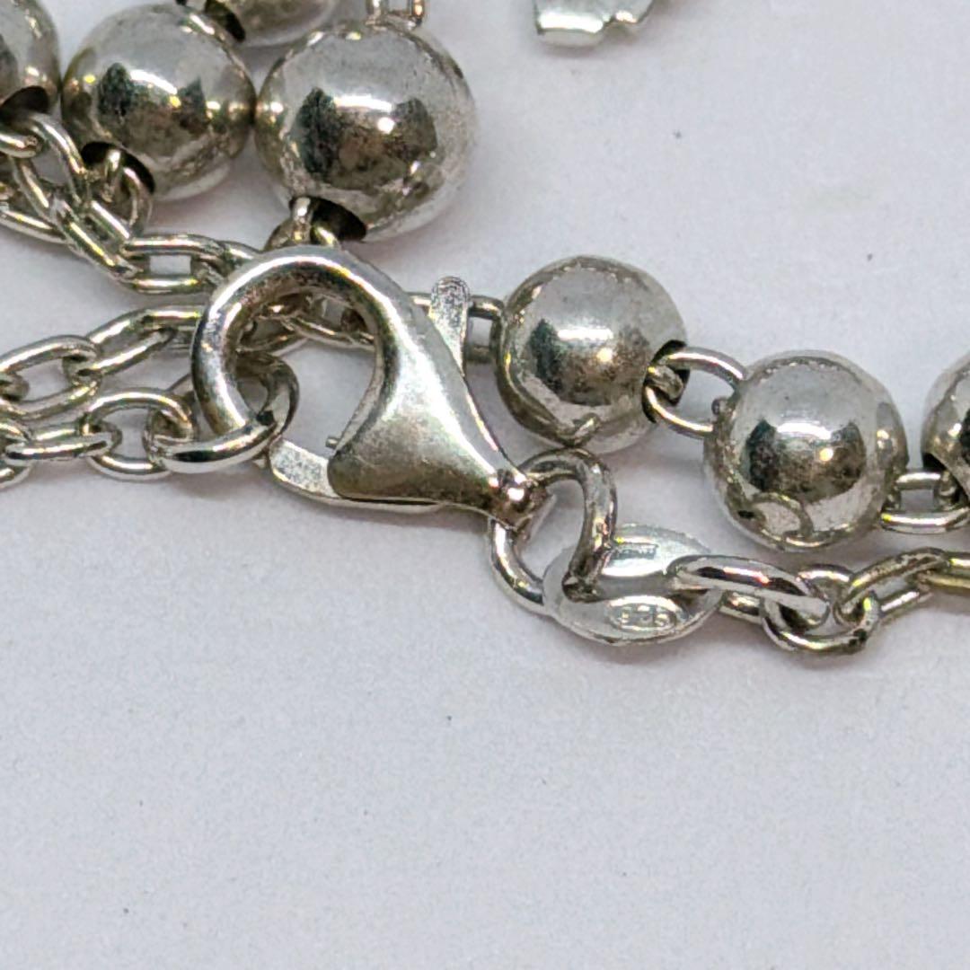 ドルチェアンドガッバーナ シルバー 925 ロザリオ ネックレス