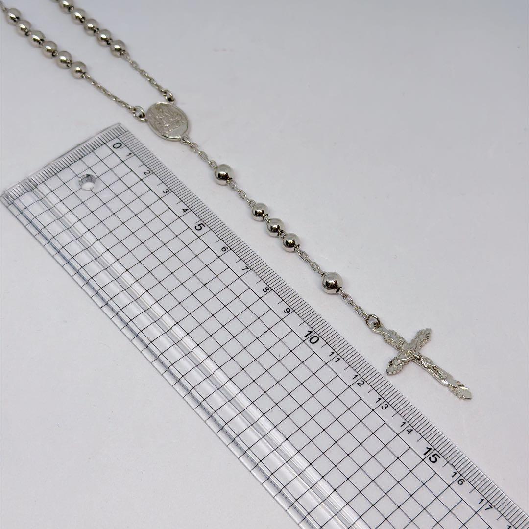 ドルチェアンドガッバーナ シルバー 925 ロザリオ ネックレス