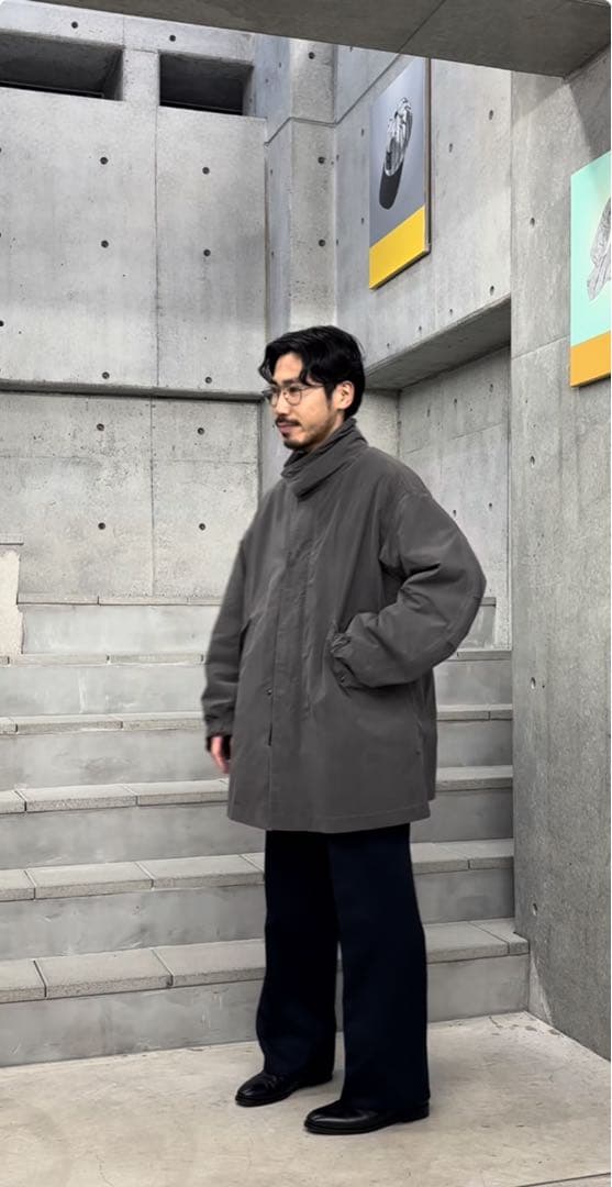 【新品未使用】 ATON モッズコート サイズM 定価154,000円春、真冬可