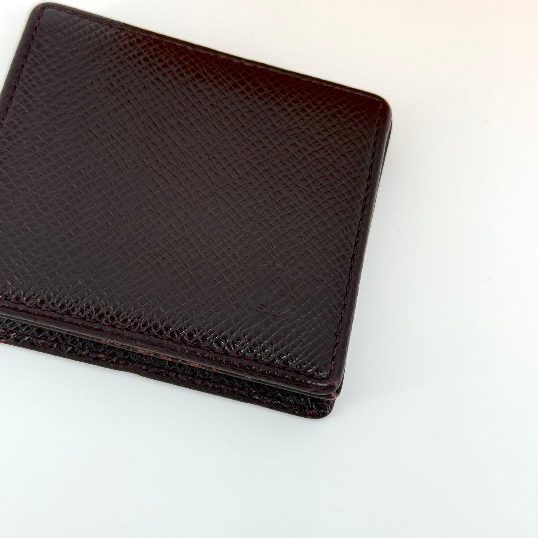 美品 ルイヴィトン タイガ ケース ポルトモネ ボワット アカジュー 紫