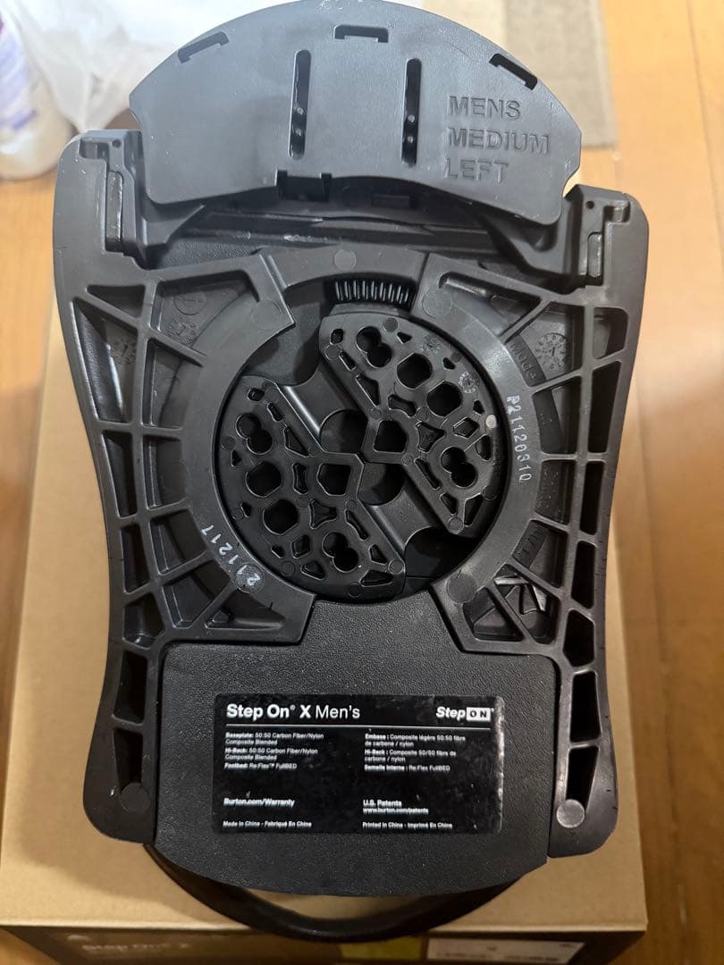 Step On X Men's ビンディング Medium Black