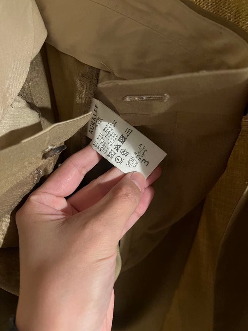 【セットアップ】AURALEE 坂口健太郎着用　Mサイズ