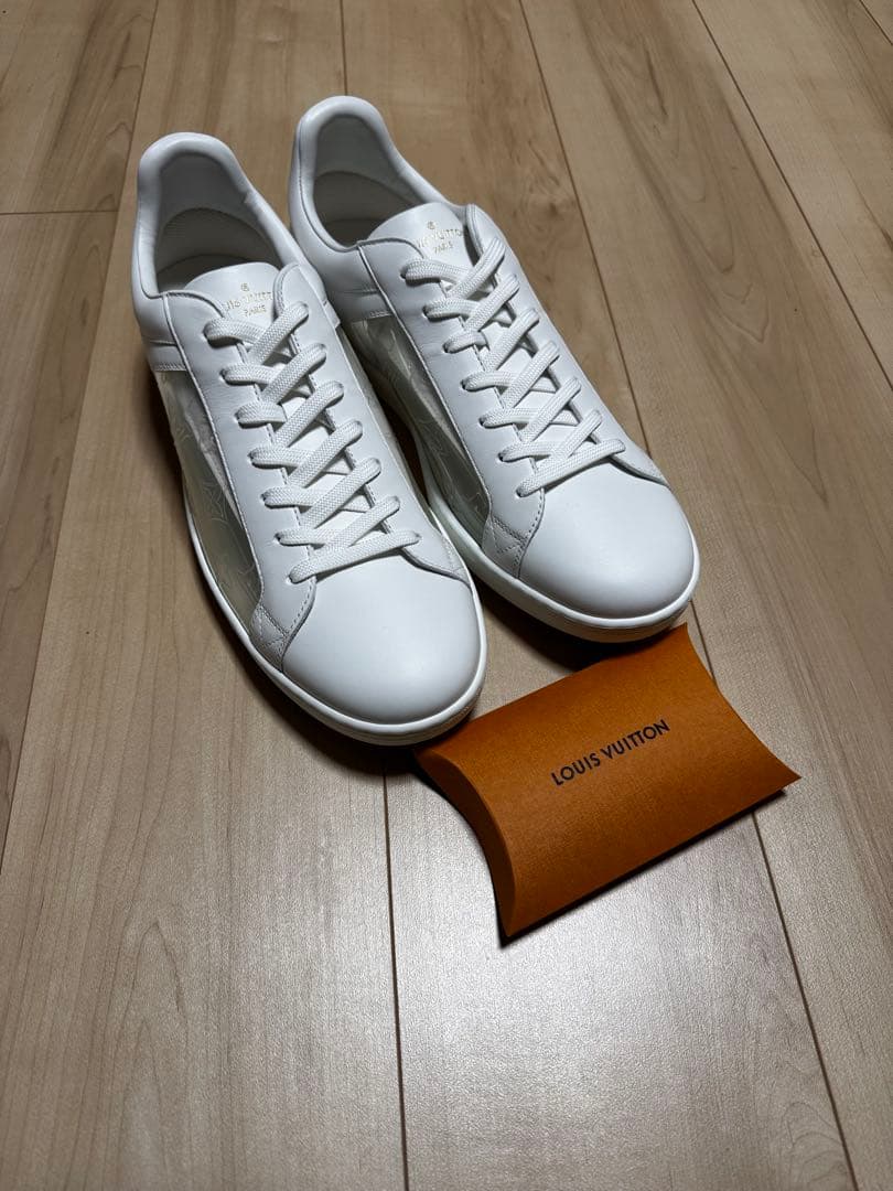 姫、心、天パパ専用！LOUIS VUITTON ホワイトスニーカールクセンブルグ