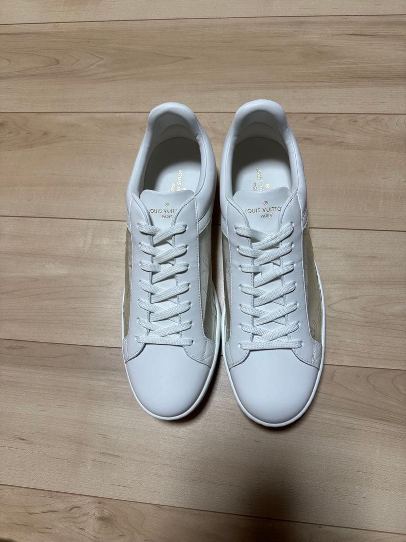 姫、心、天パパ専用！LOUIS VUITTON ホワイトスニーカールクセンブルグ
