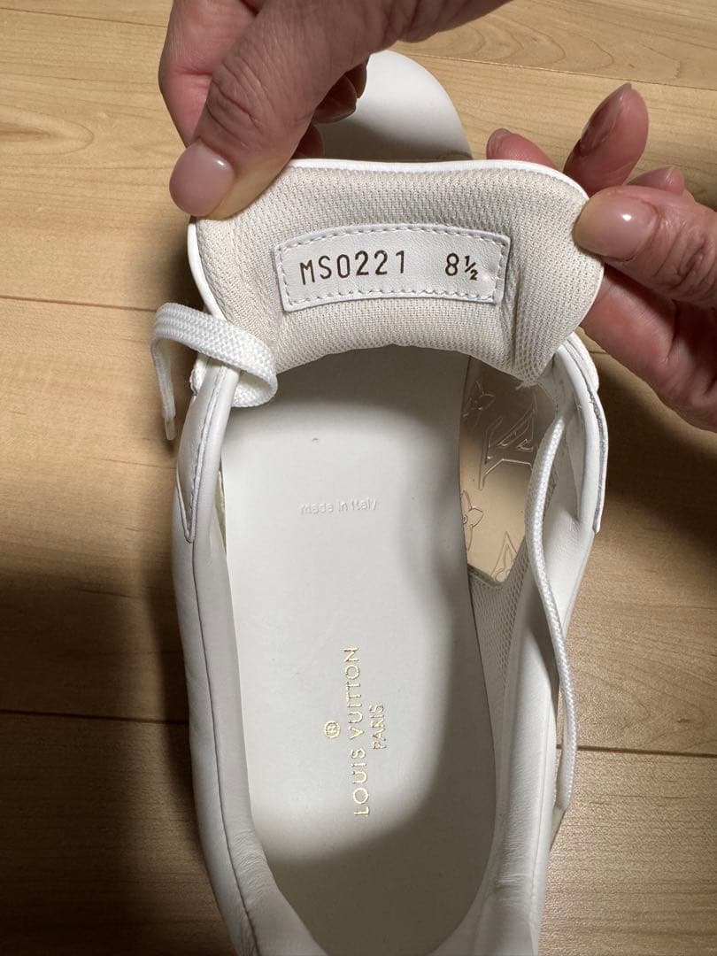 姫、心、天パパ専用！LOUIS VUITTON ホワイトスニーカールクセンブルグ