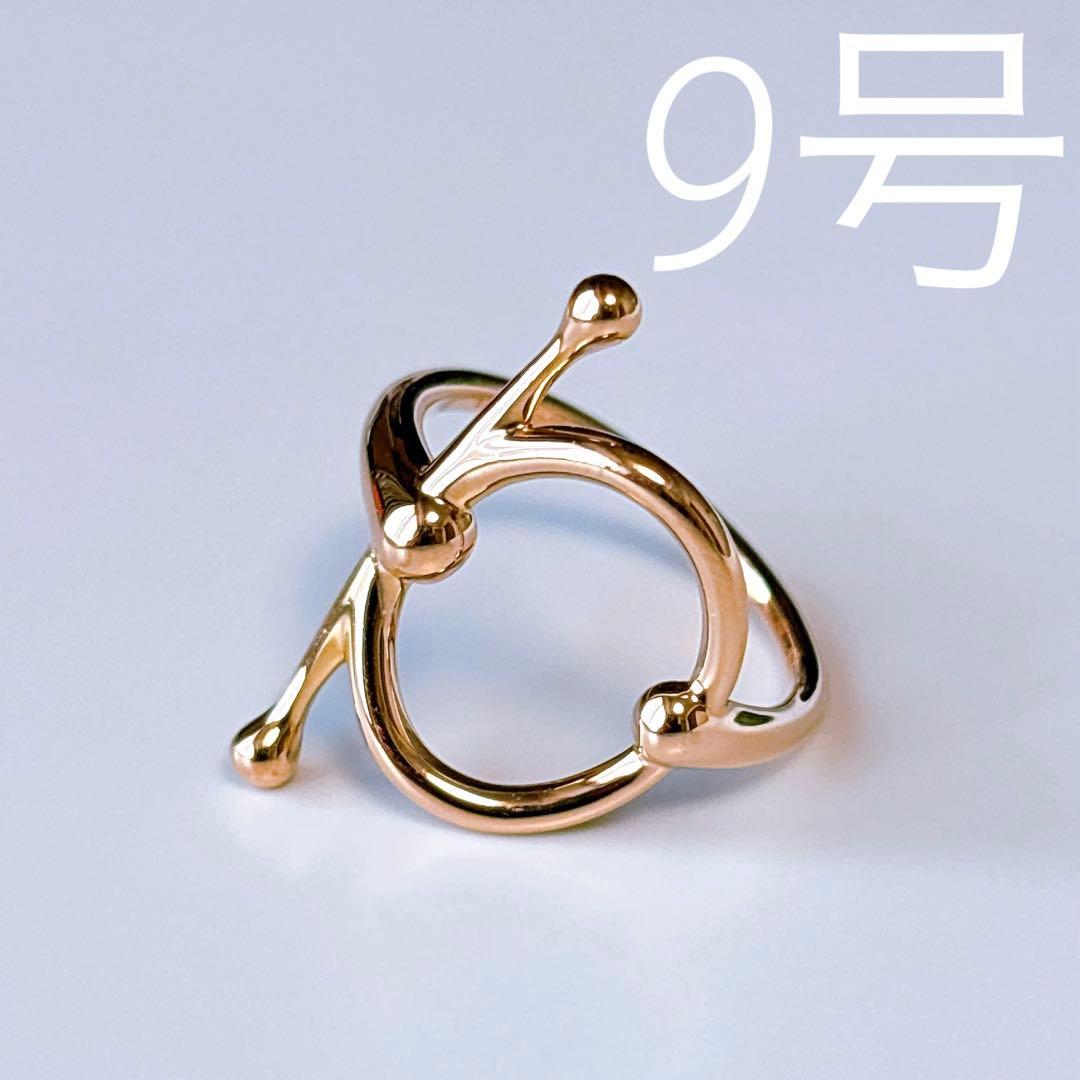 【極美品】エルメス フィレドール リング ローズゴールド 9号