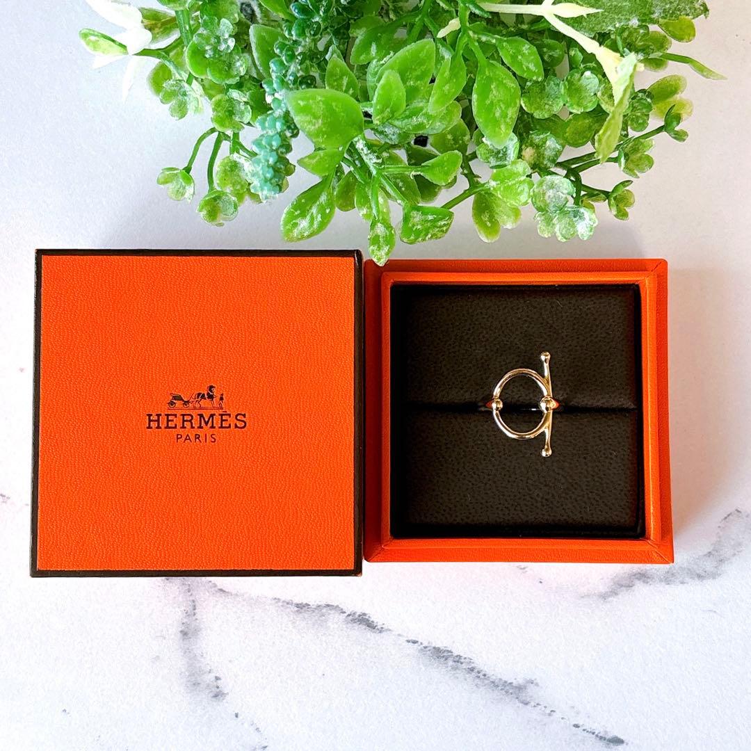 【極美品】エルメス フィレドール リング ローズゴールド 9号