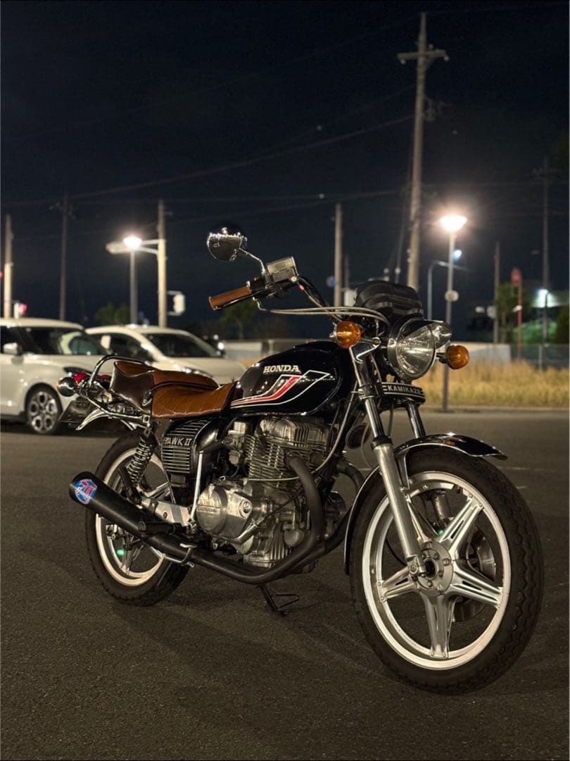 cb250n cb400n タックロールシート　茶色