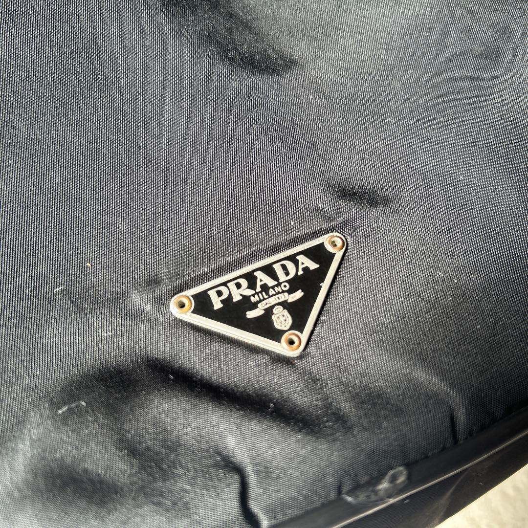 PRADA プラダ ビジネスバッグ ナイロン 2way 三角プレート V407