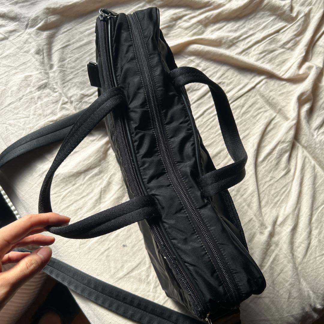 PRADA プラダ ビジネスバッグ ナイロン 2way 三角プレート V407