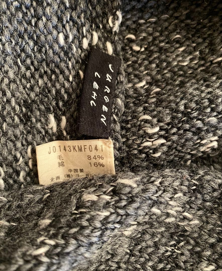 ヨーガンレール　美品　ウールコットンのケープ　ババグーリ