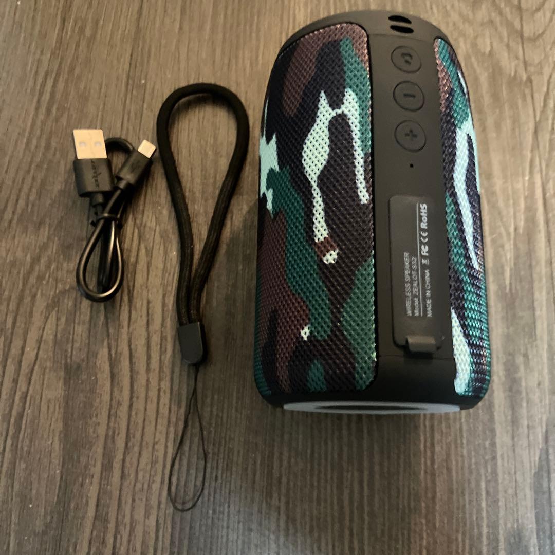 新品 迷彩 Bluetooth ワイヤレススピーカー