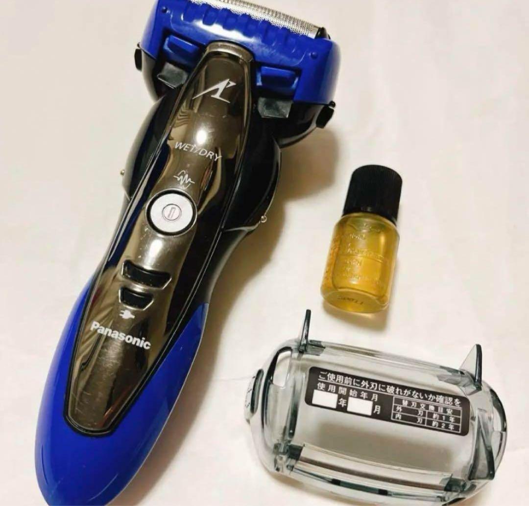 Panasonic ブルー ラムダッシュ シェーバー 3枚刃 お風呂剃り可
