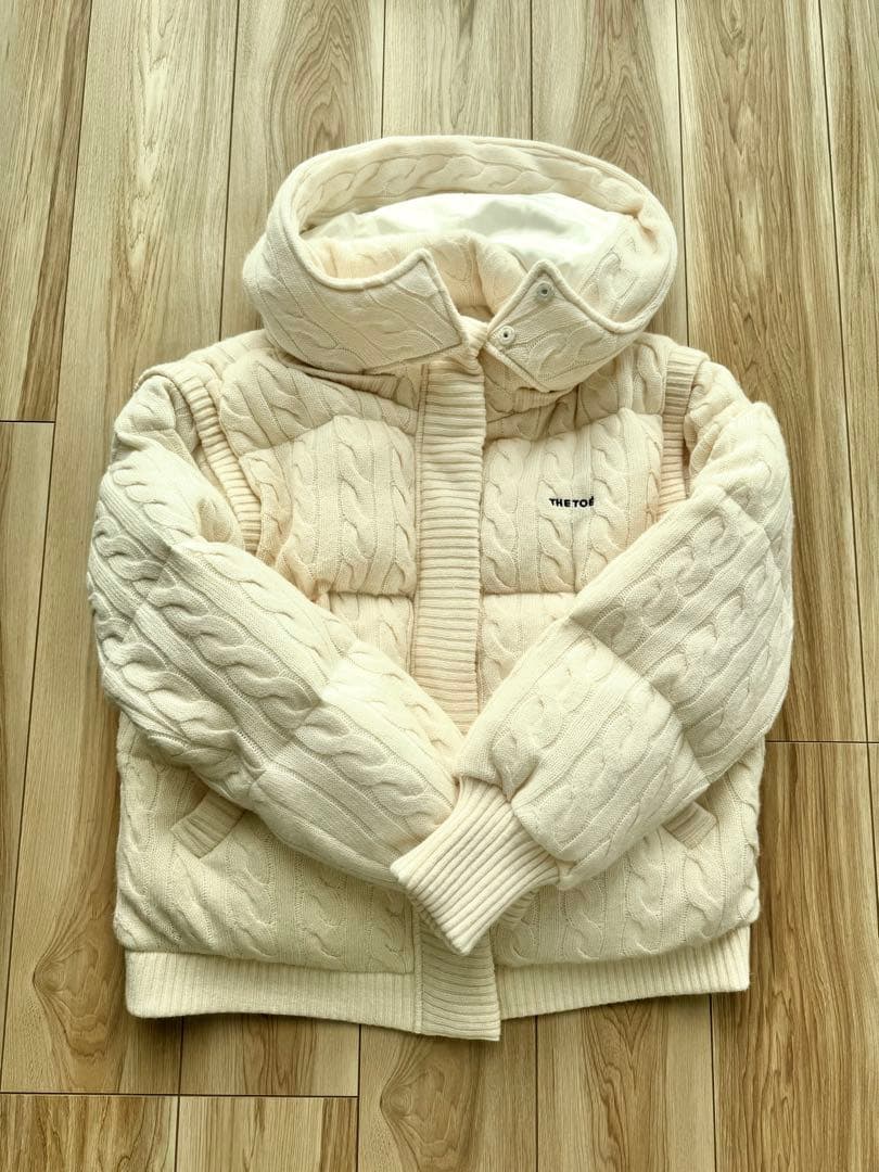 ジャケット・アウター thetoe SHARD KNIT DOWN